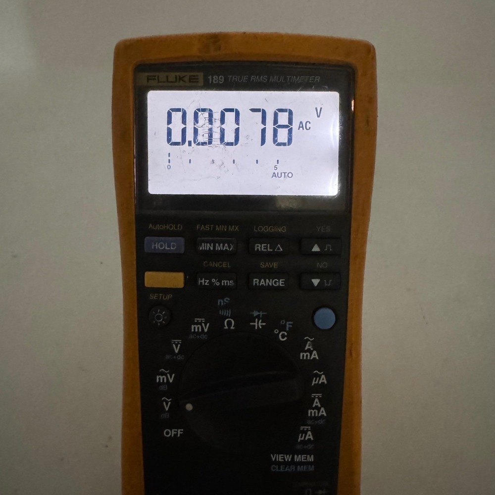Fluke 189 True RMS Multimeter Digital Logging Multimeter Yellow Case - Picture 7 of 11